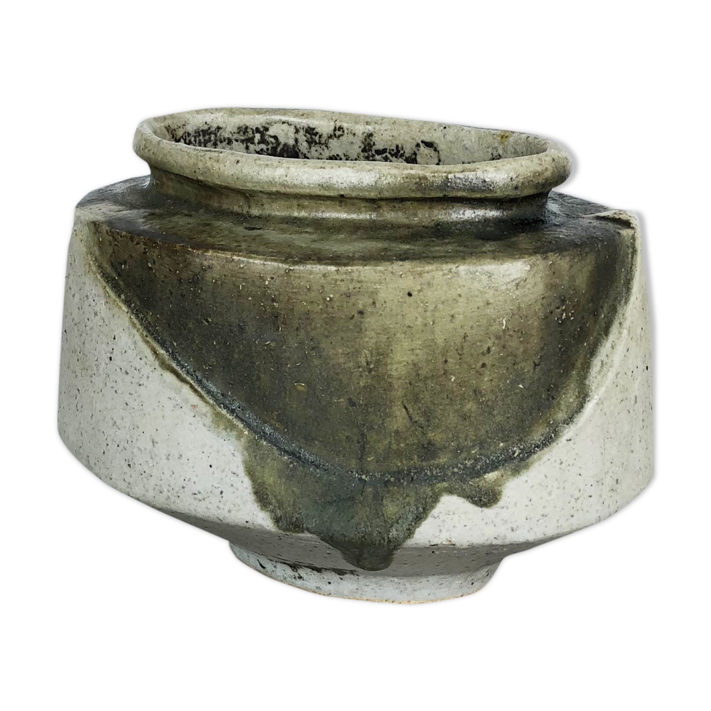 Ceramic Studio Pottery Object Vase by Bruno and Ingeborg Asshoff, Germany, 1960s