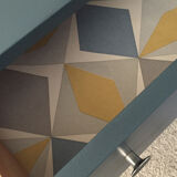 1960s chest with compass foot in brass