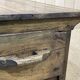 Coffee table early XXth fir with 2 drawers