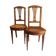 Paire de chaises des années 1930