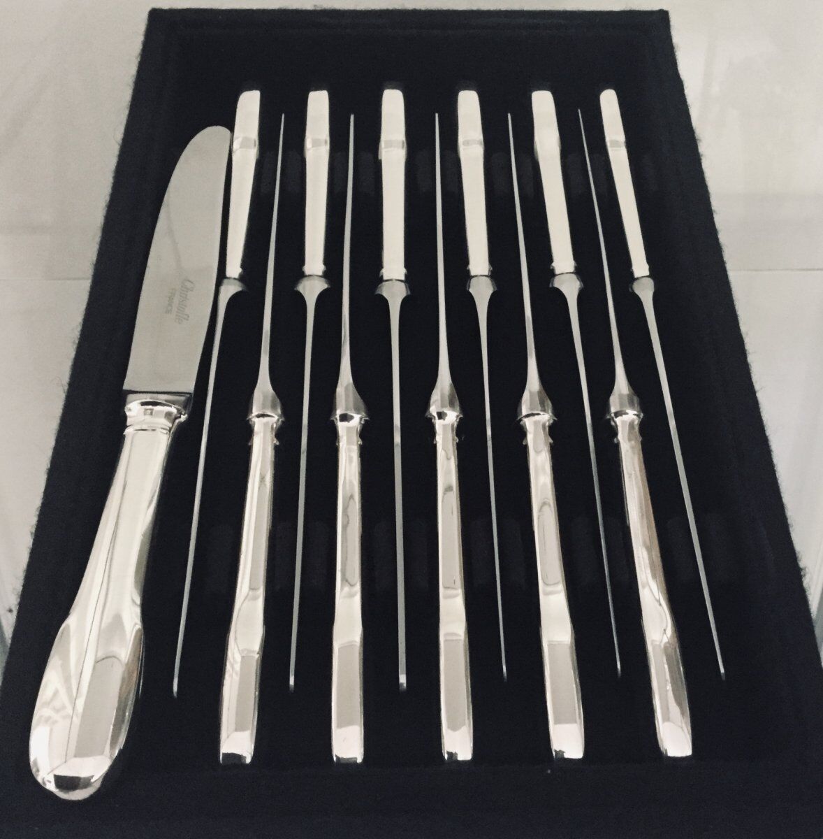 12 entremets christofle cluny knives