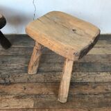 Pair of stools brutalist tripod gross desgin