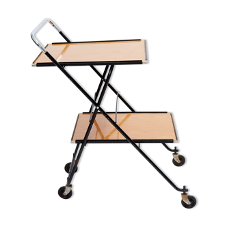 Folding bar trolley of maid