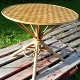 Rattan round table