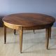 Louis XVI belt table with extensions in walnut, 19th century.