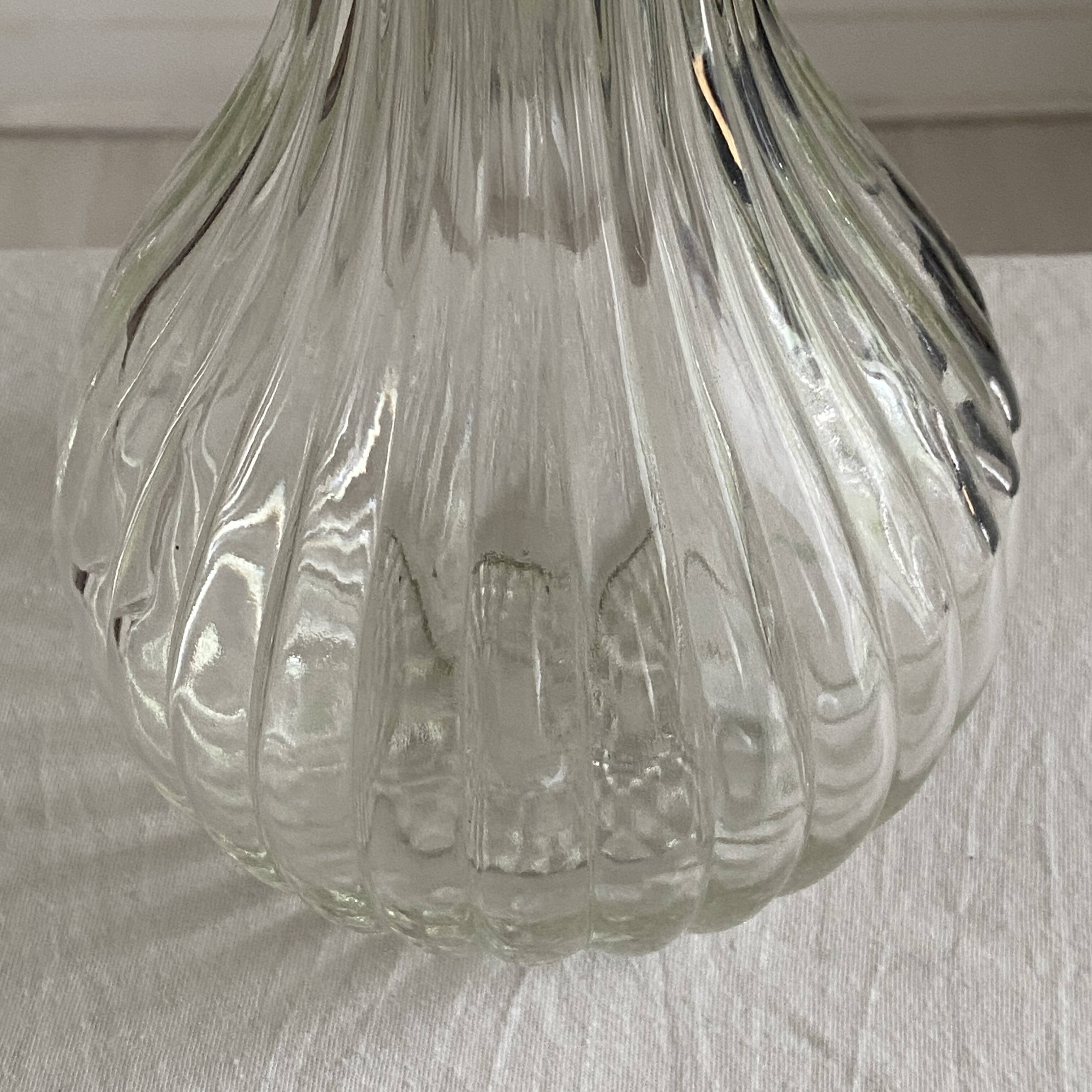 Vintage 1970s crystal decanter
