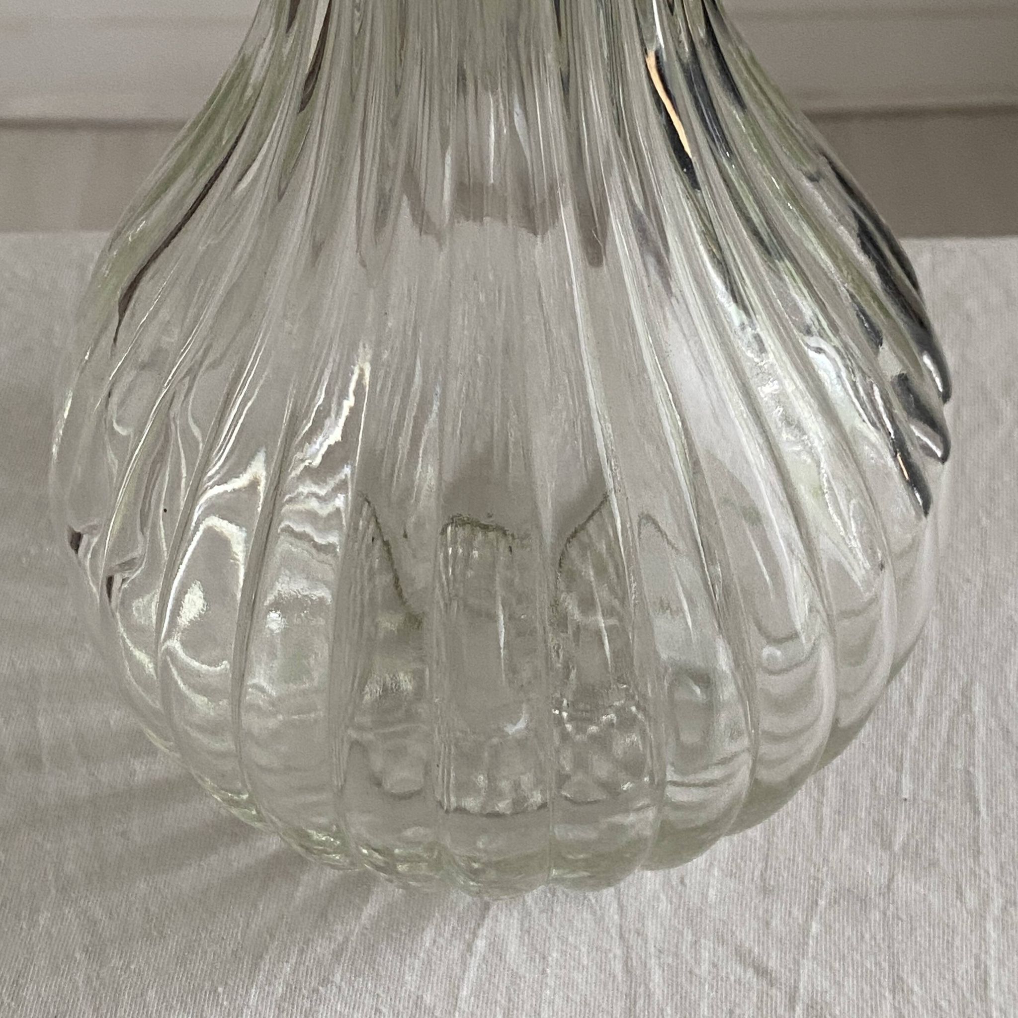 Vintage 1970s crystal decanter