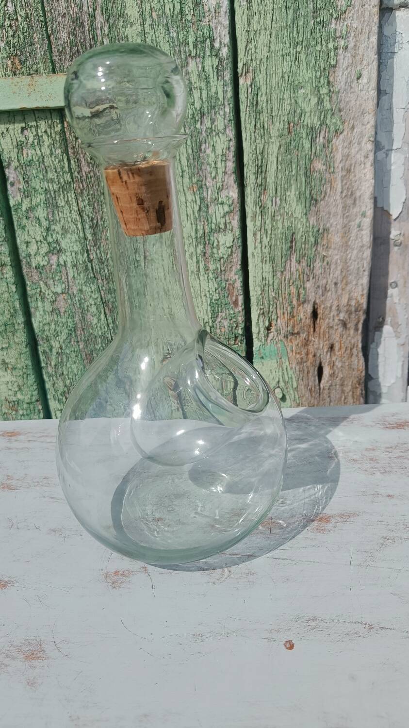 Blown glass carafe / decanter