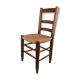 Chaise bois et paille