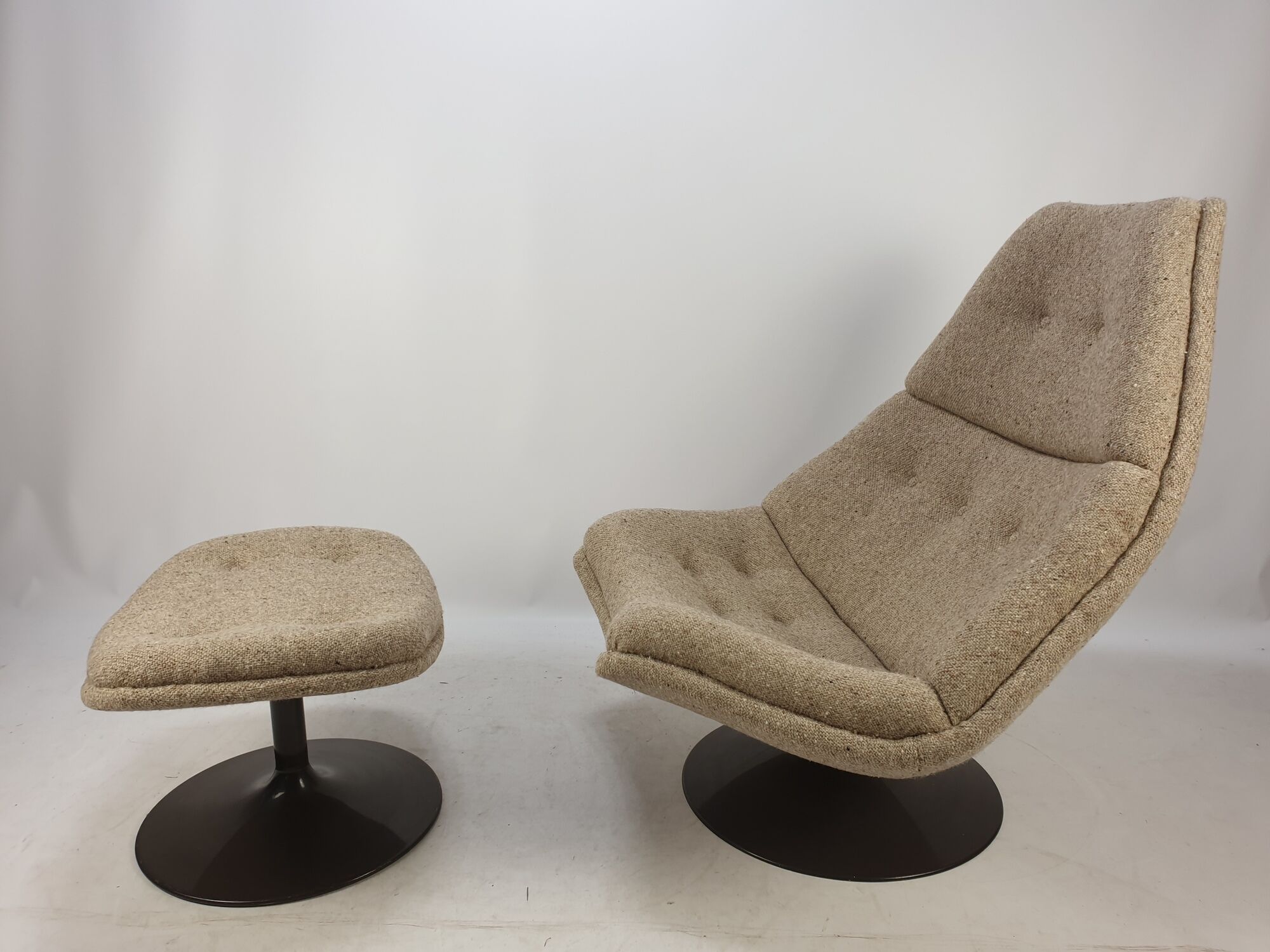 F510 lounge chair and ottoman by Geoffrey Harcourt for Artifort, 1970s