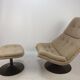 F510 lounge chair and ottoman by Geoffrey Harcourt for Artifort, 1970s