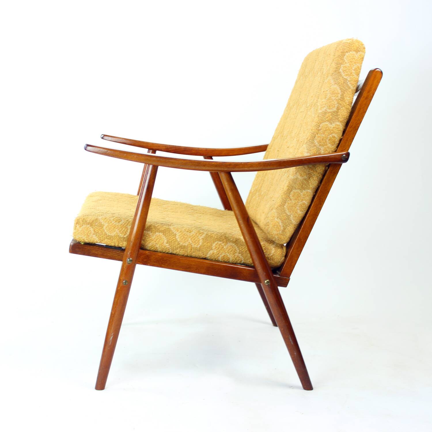 Boomerang Armchair By Ton, Czechoslovakia 1960s