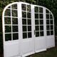 Oak arched bay window door H219xW267,5 small tiles