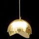 Adjustable spherical brass lamp by Münchner Werkstätten Germany 1970