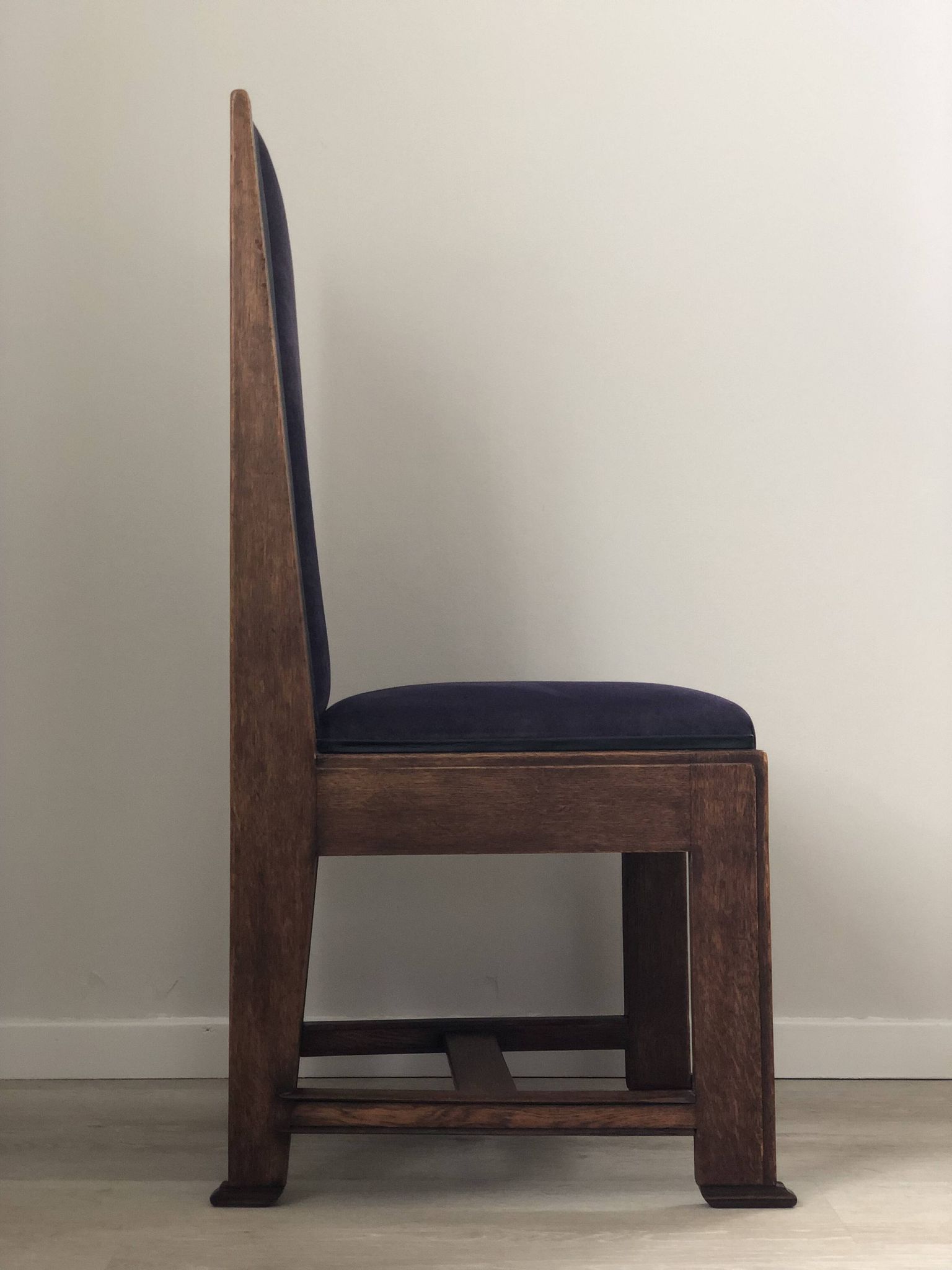 Set of 4 Art Deco Haagse School Dining Chair Frits Spanjaard 1930s