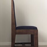 Set of 4 Art Deco Haagse School Dining Chair Frits Spanjaard 1930s