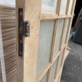 Old glass door