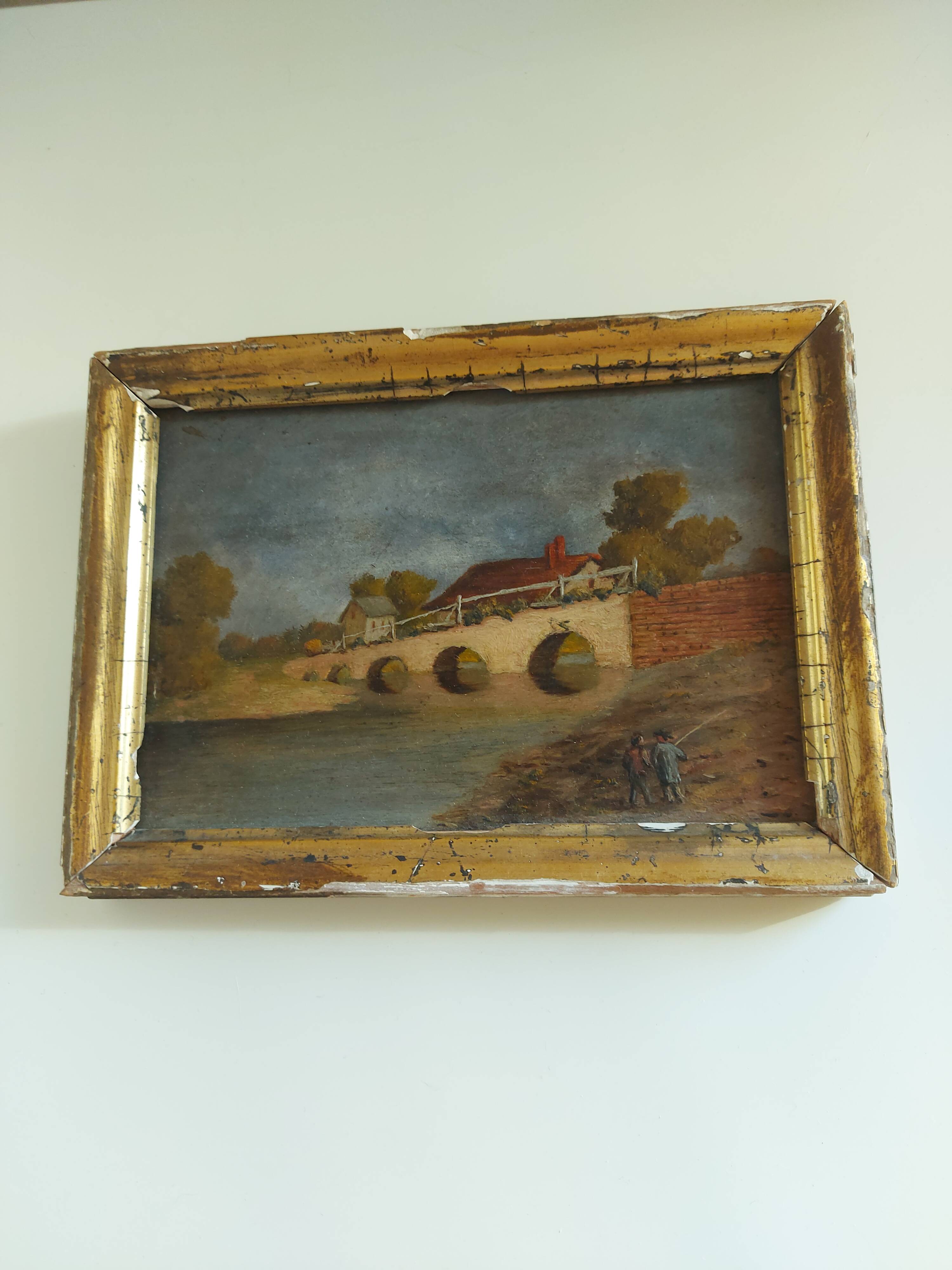 Painting, painting, oil on wood