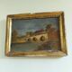 Tableau , peinture , huile sur bois