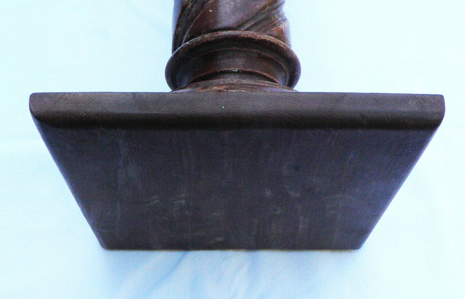 Column forming wooden harness painted faux marble Ep NIII