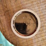 Vintage black and red vase - 4 lobes