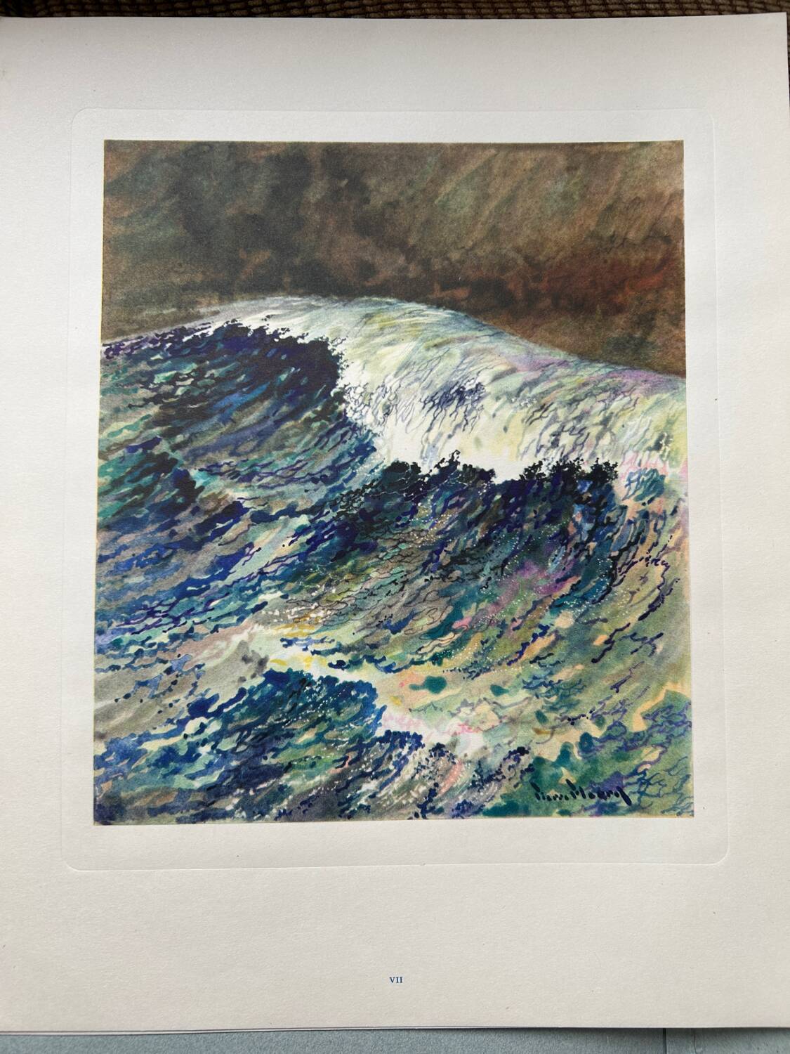 Eaux-fortes de Pierre Fleury « visages de la mer »