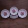 11 Moulin des Loups rose bouquet soup plates