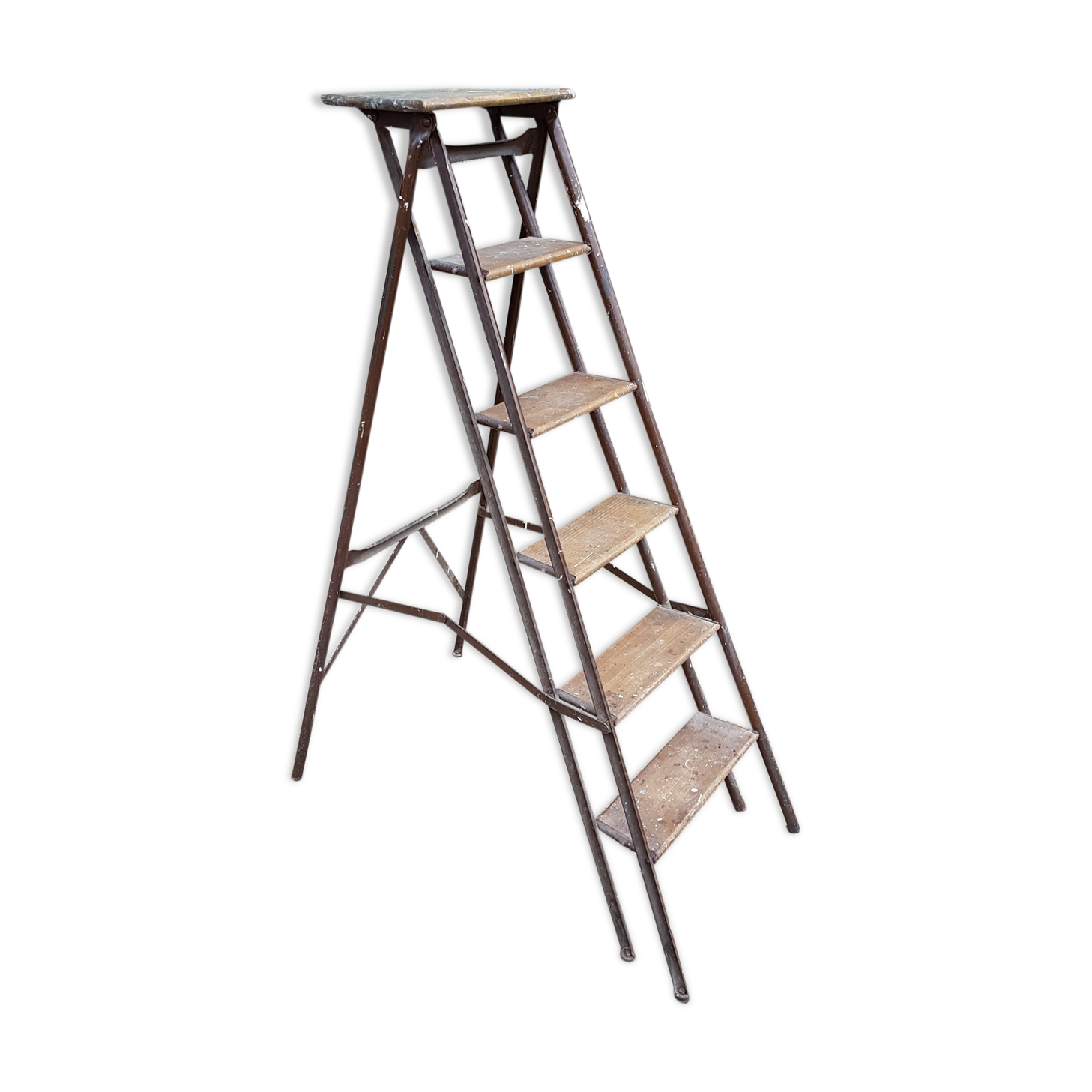 Escabeau vintage métal et bois | Selency