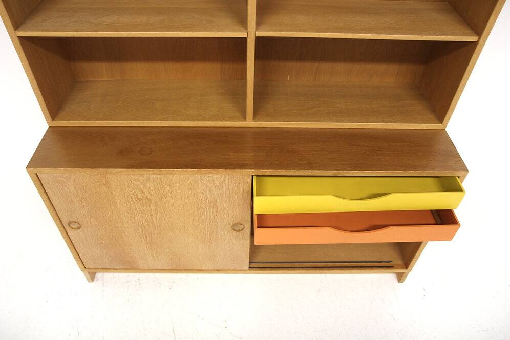 Scandinavian oak bookcase "öresund", Børge Mogensen, Sweden, 1960