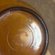 Vintage set of 4 amber brown Duralex bowls and véréco.