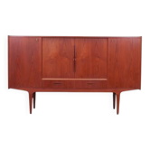 Buffet en teck, design danois, années 1960, production : Danemark