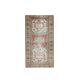 Vintage Turkish Oushak Handmade Wool Cotton Beige Area Rug 93x183