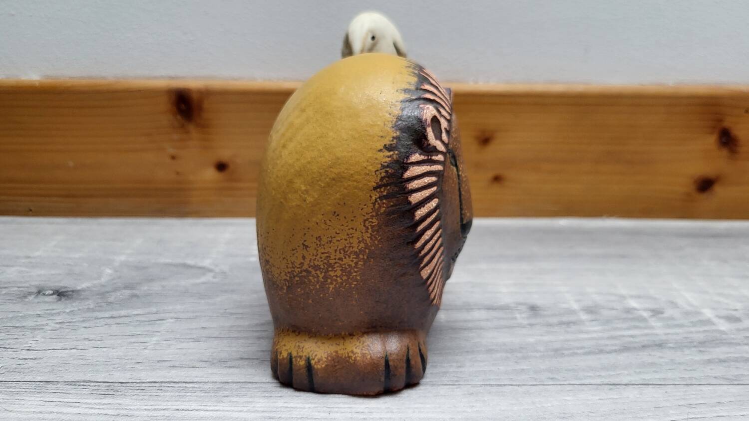 Ceramic the lion and the bird Lisa Larson Gustavsberg