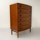 Commode courbée danoise, années 1960 | bois de teck