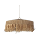 Suspension chandelier lampshade raffia bohemian vintage natural