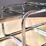 3 Table Chrome Design 70s'