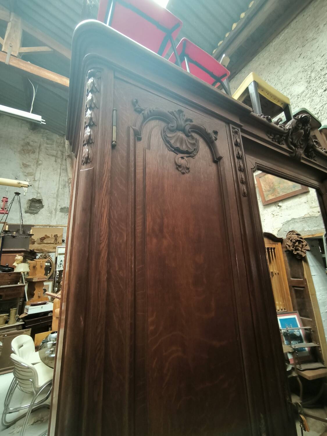 Armoire 3 portes style Régence 1910-1920