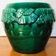 Large Art Deco ceramic pot cover