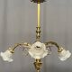 Louis XV style chandelier. Solid gilded bronze.