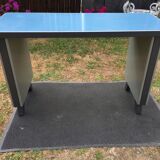 Modernist industrial and vintage console table in Stafor brand metal