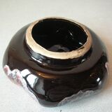 Old empty ceramic pocket ashtray Vallauris 1950/60 deco office retro living room
