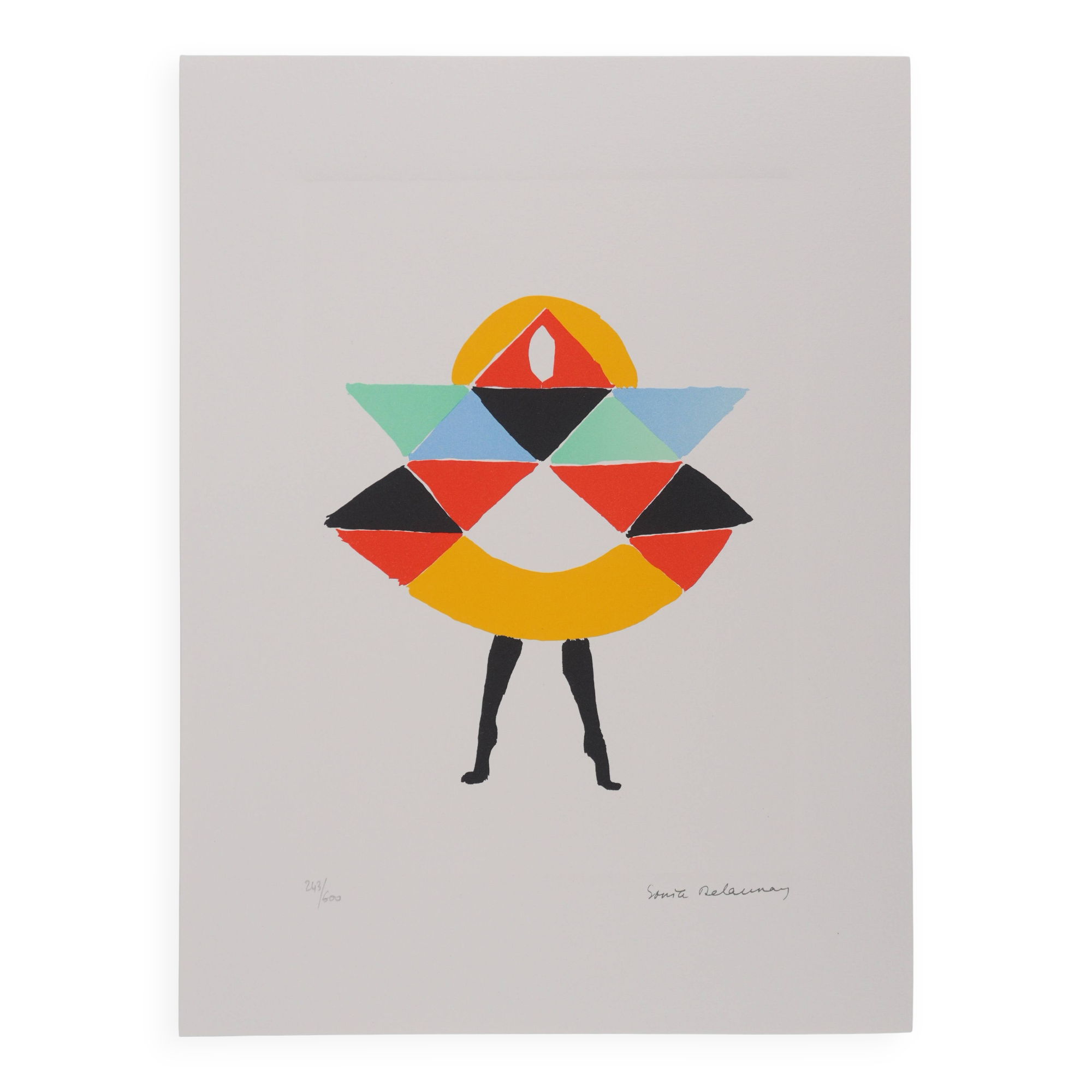 Sonia Delaunay: Carnival, signed lithograph