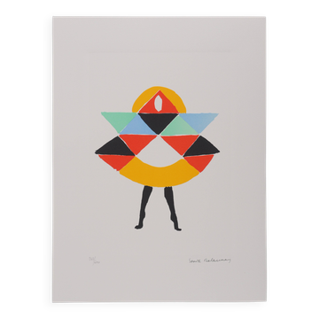 Sonia Delaunay: Carnival, signed lithograph