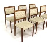 Set of 6 "Garmi" walnut chairs, Troeds, Bjärnum, Sweden, 1960