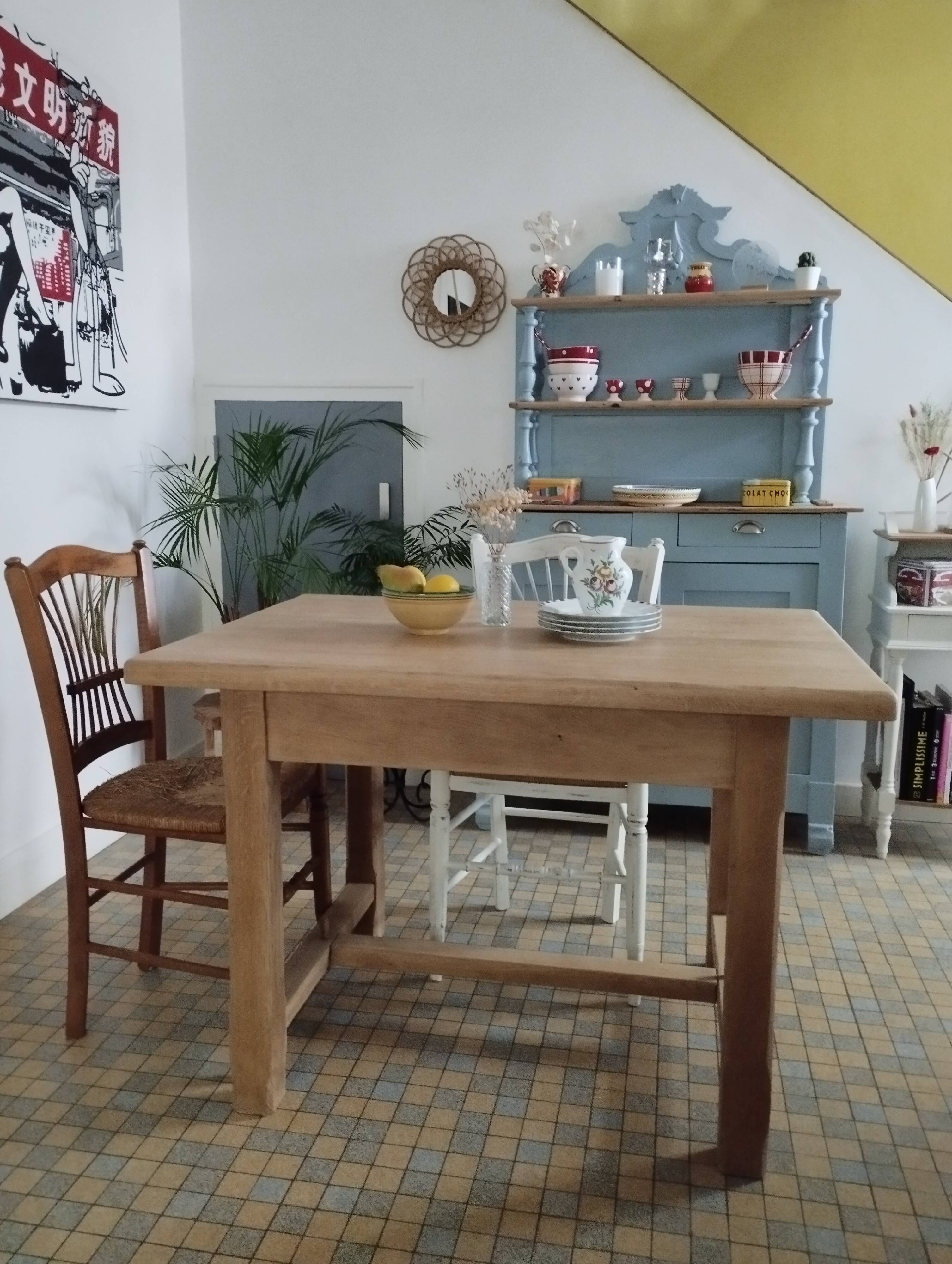 Vintage farmhouse table