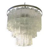 Belt “tronchi” murano glass chandelier