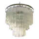Belt “tronchi” murano glass chandelier