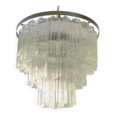 Lustre « tronchi » en verre de murano