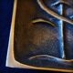 Brutalist bronze ashtray by Alfieri Gardone for Lauterbach.