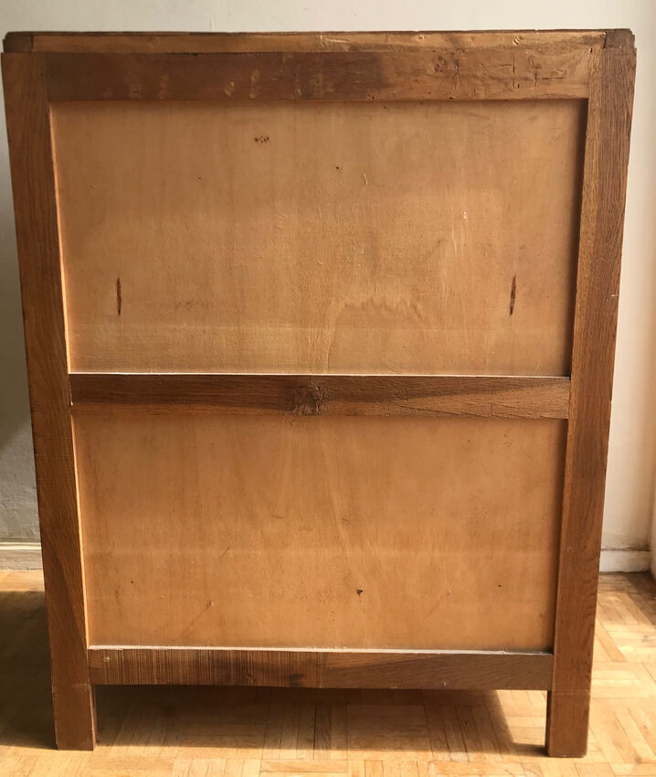 Buffet parisien des années 1940 / 1950 - chêne clair